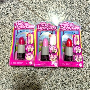 Mini Barbieland set of 3 Lipsticks, codes are different.